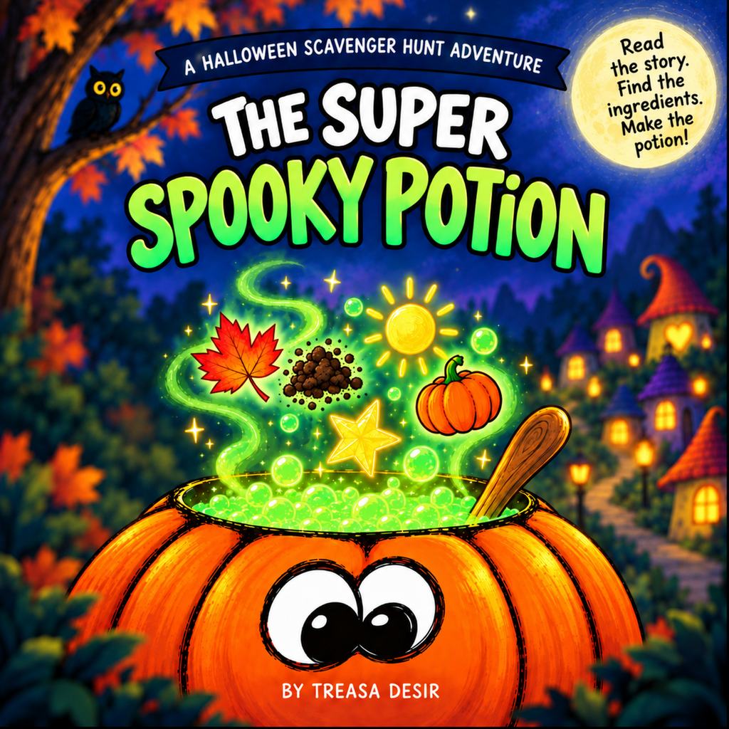 The Super Spooky Potion: A Halloween Scavenger Hunt Adventure for Kids