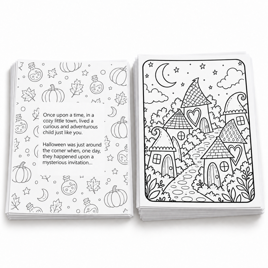 The Super Spooky Potion Coloring Book - Digital Download
