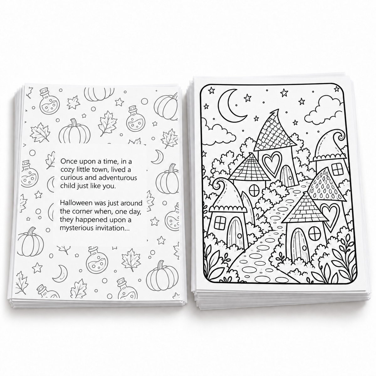 The Super Spooky Potion Coloring Book - Digital Download