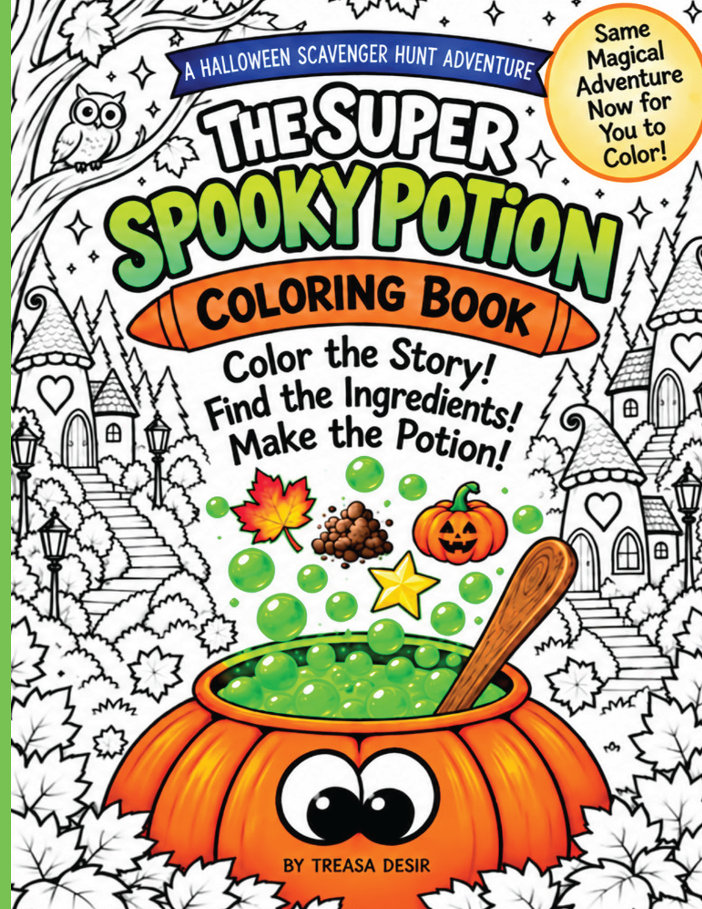 The Super Spooky Potion Coloring Book - Digital Download